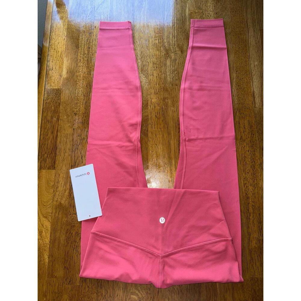 Lululemon Align High Rise 28” Desert Red Size 6 NWT